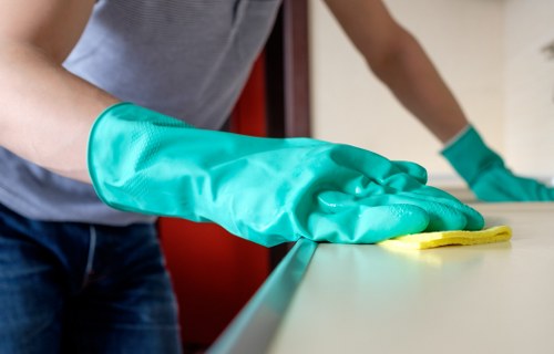 Office cleaners in W11 maintaining a clean commercial workspace