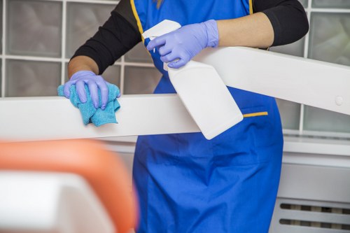 Service terms displayed for a carpet cleaning appointment